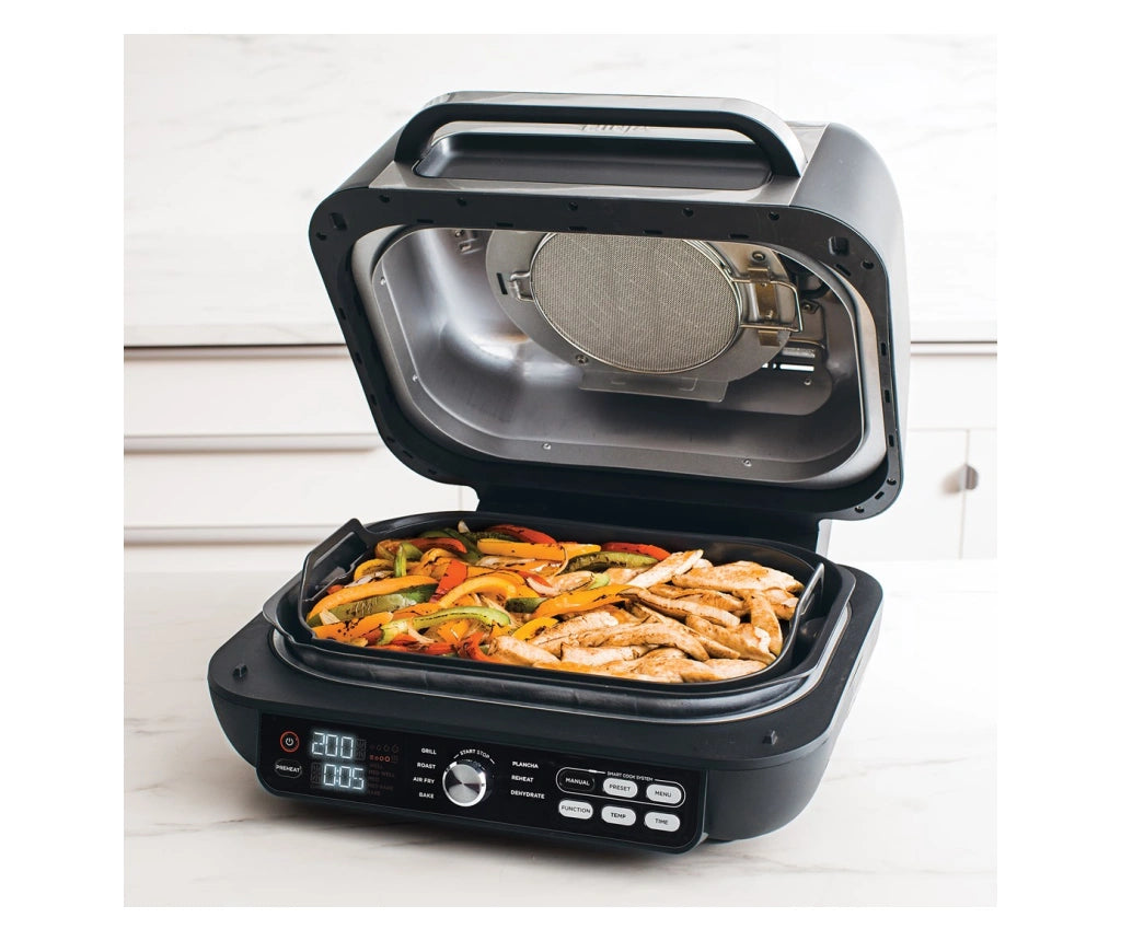 Grătar electric NINJA Foodi AG651EU, Funcție de friteuză cu aer cald, 2460W, 3.78l, Negru