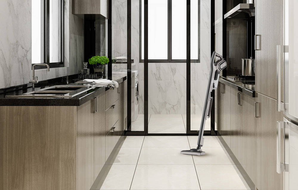 Aspirator Deerma DX700S, 600W, Putere de aspirare 15kPa, Recipient 0.8 l, 3 perii, Gri