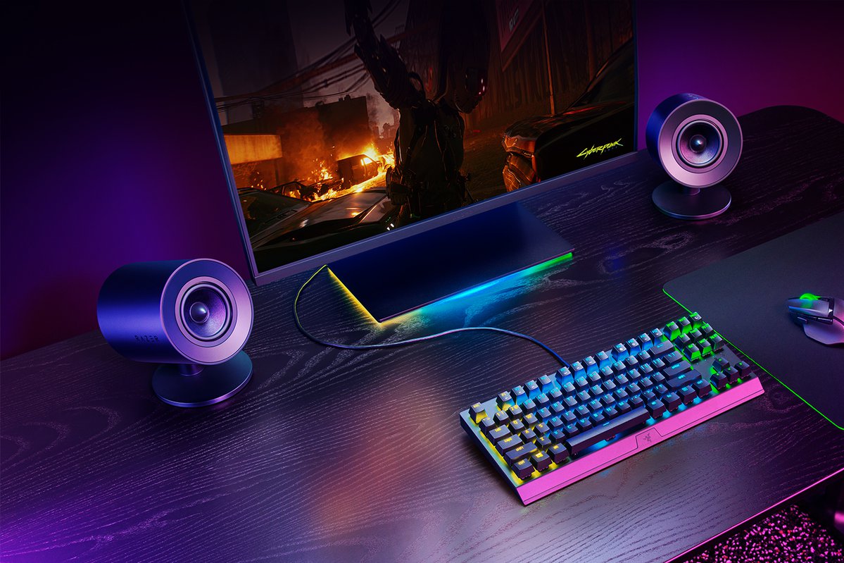 Boxă de gaming Razer Nommo V2 X cu Bluetooth/USB 2.0