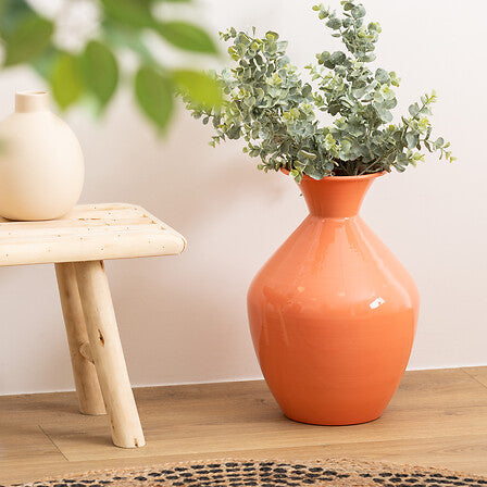 Vază decorativă Atmosphera Kian, H.37cm, Coral
