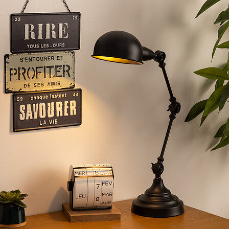 Lampă de masă Atmosphera Basalt, 55 cm, Beton