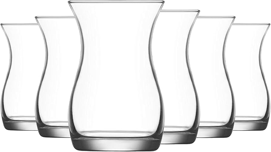 Set ceai turcesc LAV Klasik, 115 ml, 6 buc