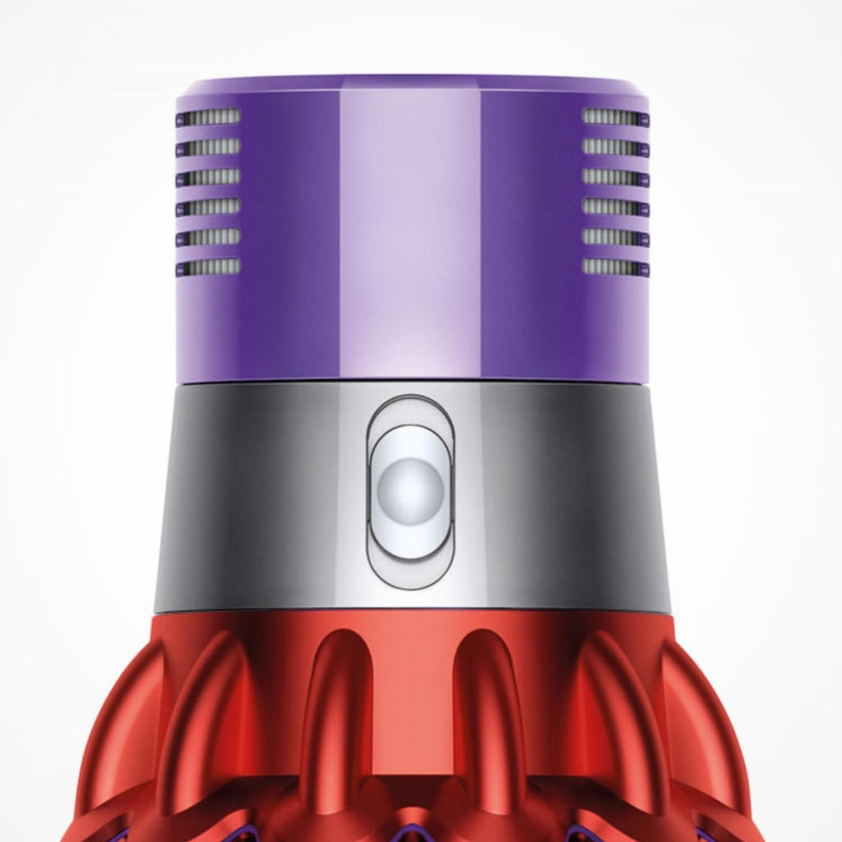 Aspirator vertical Dyson V10 Origin 39446401, 525W, 0.76 l, Autonomie până la 60 min, Gri/Roșu