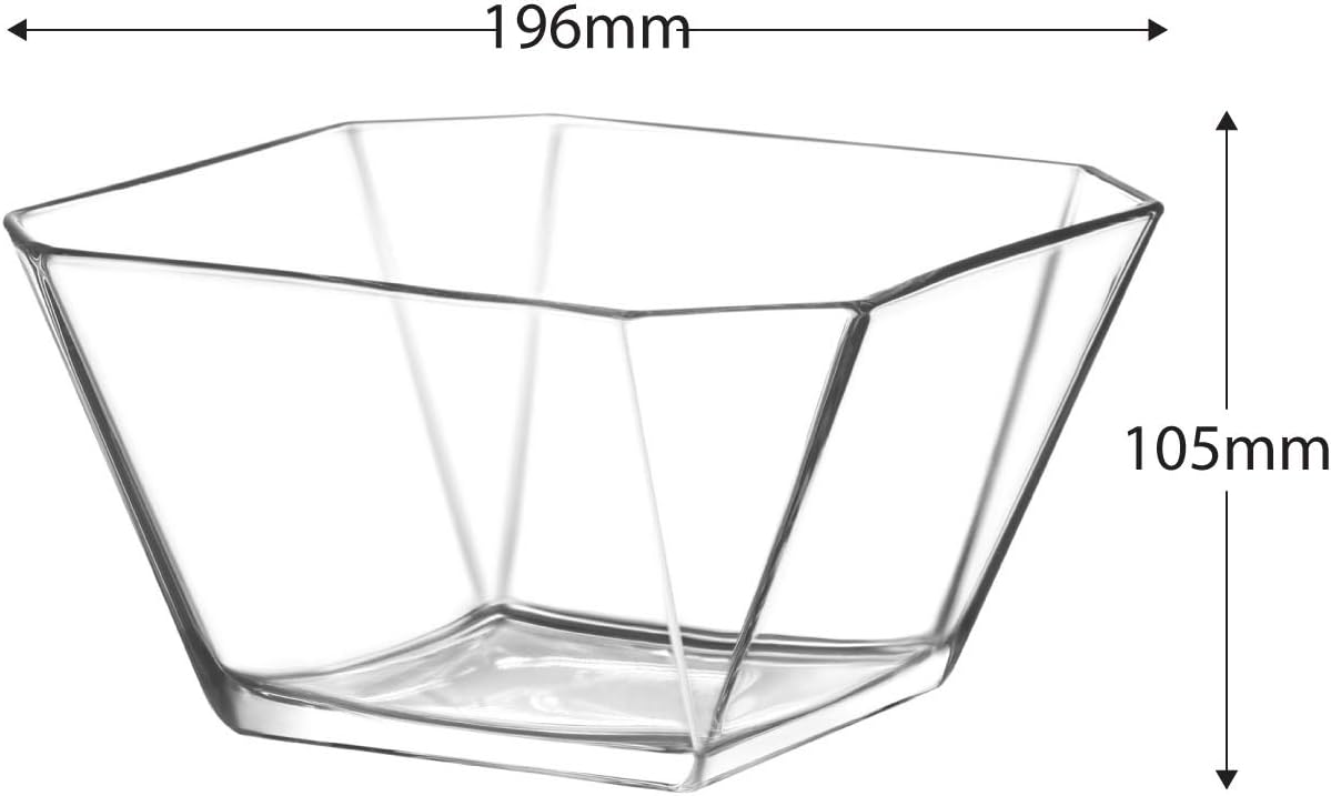 Bol din sticlă LAV Karen, 1900 ml
