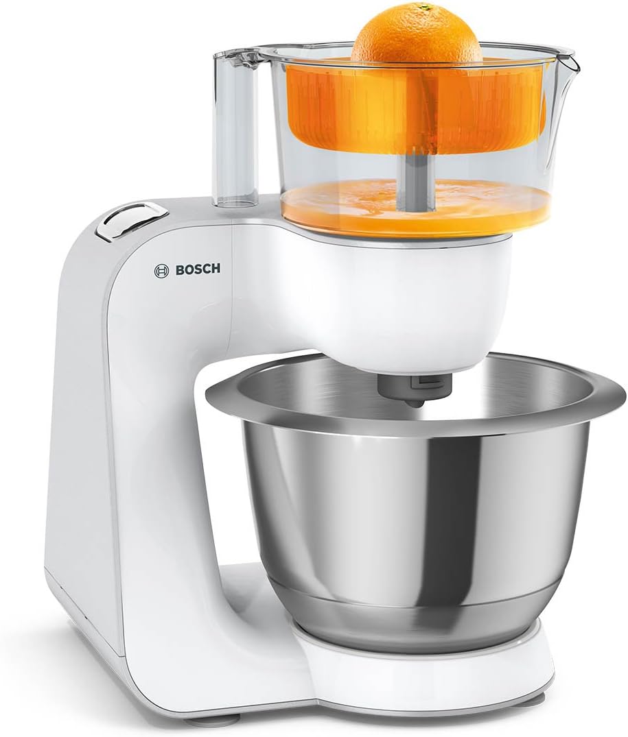 Robot de bucătărie Bosch MUM54251, 900 W, 7 viteze, bol de 3,9 l, blender de 1,25 l, alb