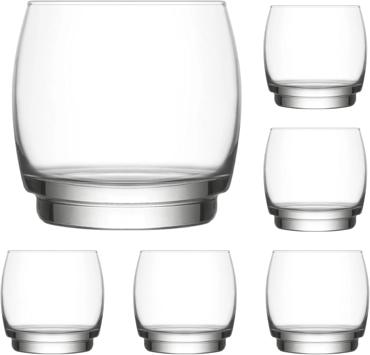 Set de pahare whisky LAV Lune, 325 ml, 6 buc.