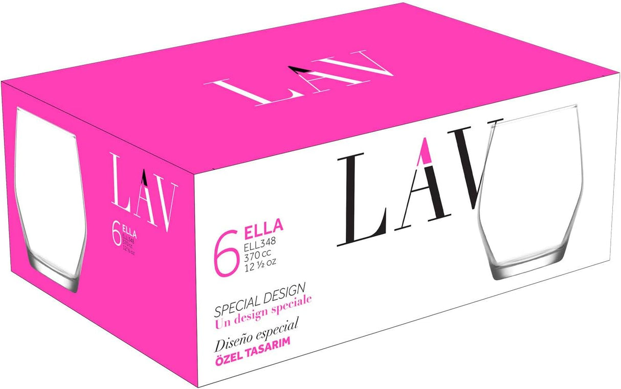 Set de pahare de whisky LAV Ella, 370 ml, 6 buc.