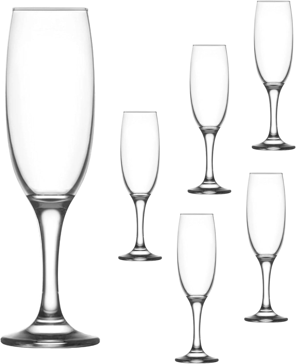 Set de pahare de șampanie LAV Empire, 220 ml, 6 buc.