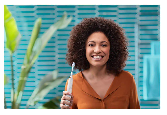 Set de 2 perii electrice Philips Sonicare DiamondClean 9000 HX9914/57, BrushSync, 4 moduri, 3 niveluri