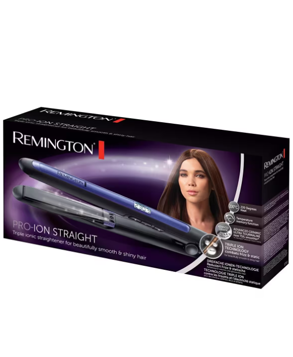 Placă de îndreptat părul Remington S7710, 230 de grade, funcție ionica, violet