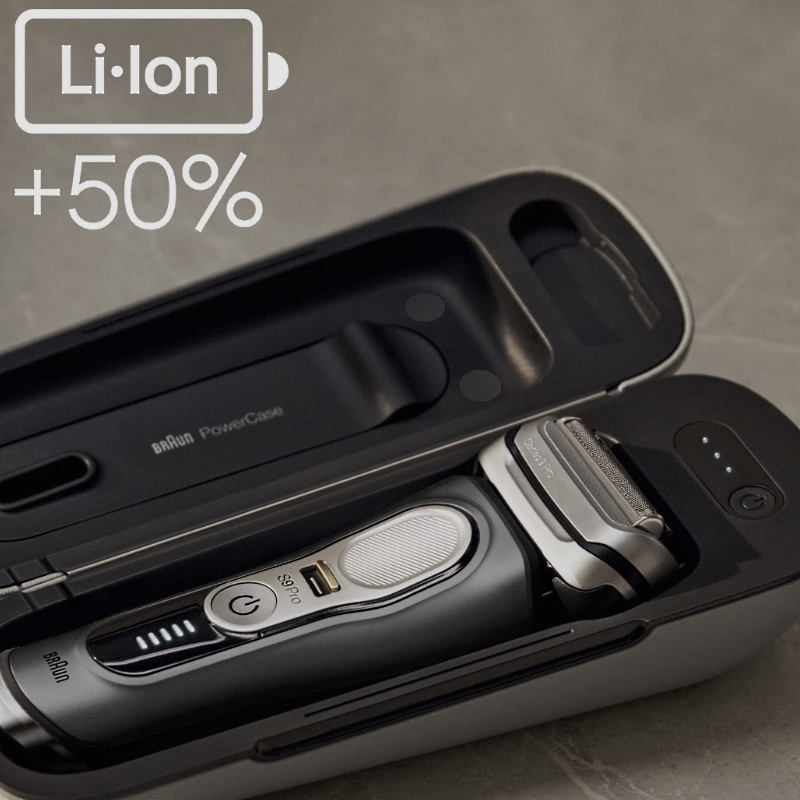 Aparat de ras Braun Series 9 Pro+ 9575cc, umed și uscat, gri/negru