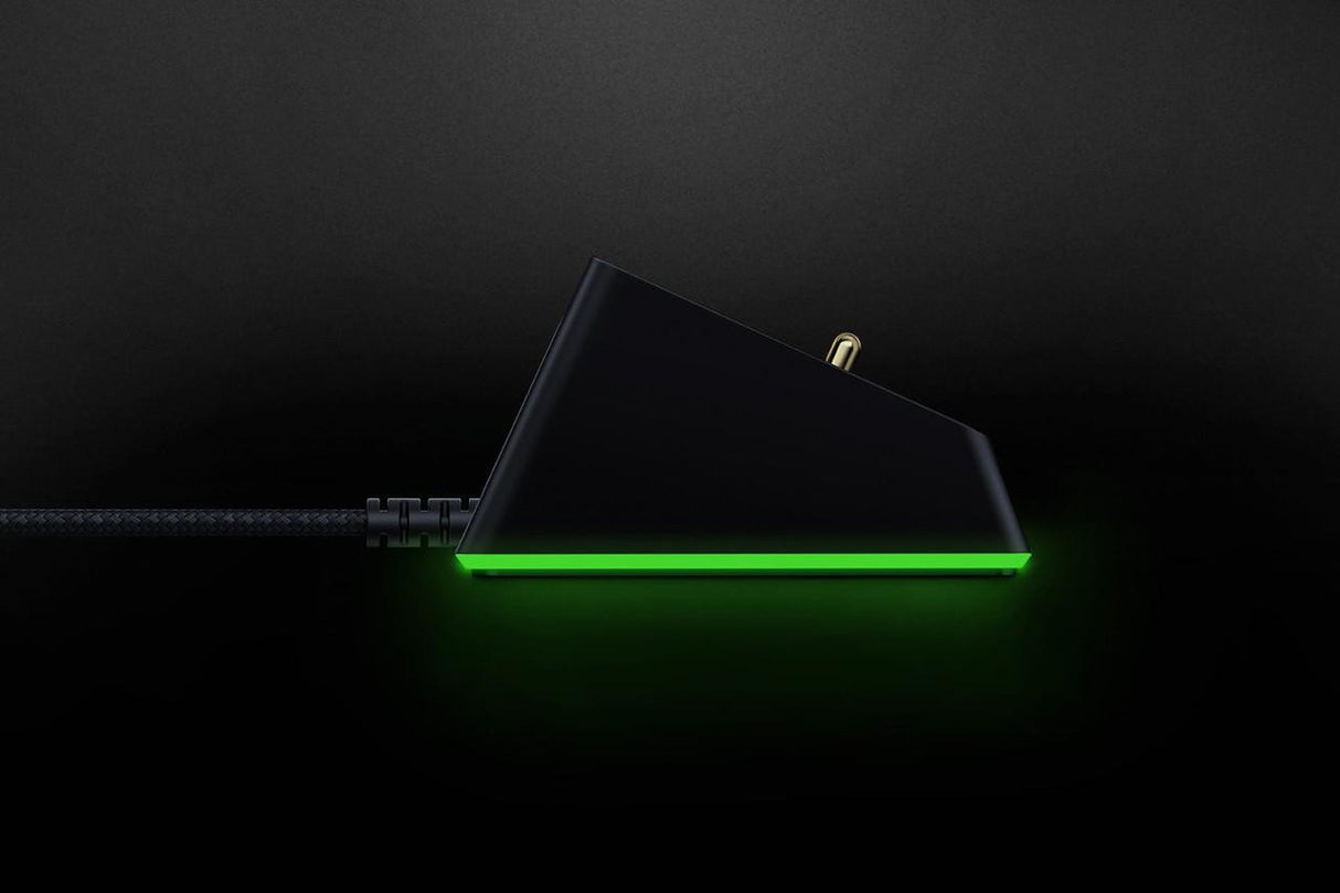 Stație de încărcare pentru mouse Razer Dock, neagră