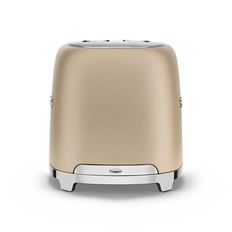 Prăjitor de pâine Smeg TSF01CHMEU, 950 W, 2 felii, Cremă