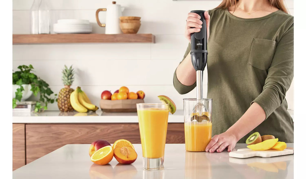 Blender Braun MultiQuick 5237, 5 accesorii, 1000W, Negru