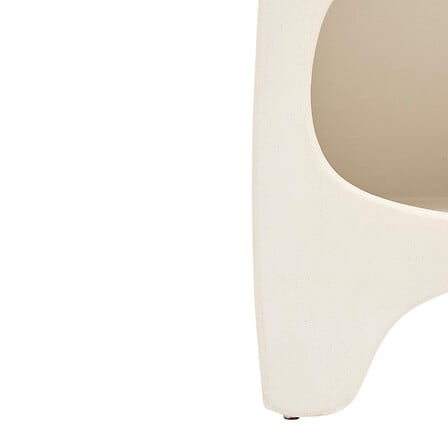 Comodă Atmosphera Chesni, 6 nișe, MDF, fildeș, 80x36x181 cm