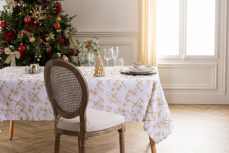 TABLECLOTH STRAGI GLD 140X240