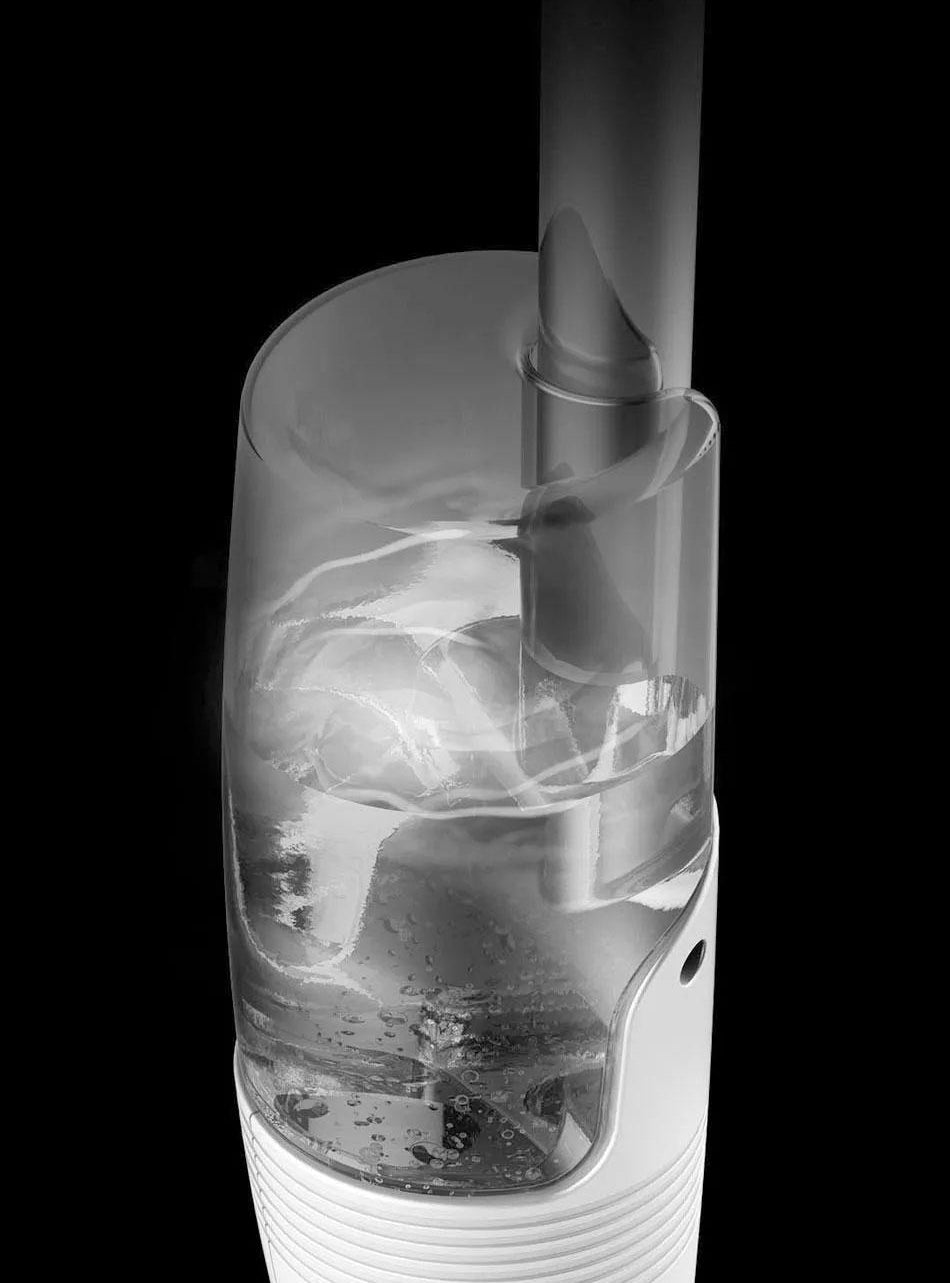 Mop Deerma TB500, 350 ml, 0,75 kg, Uscare rapidă, Perie rotativă la 360°, Alb