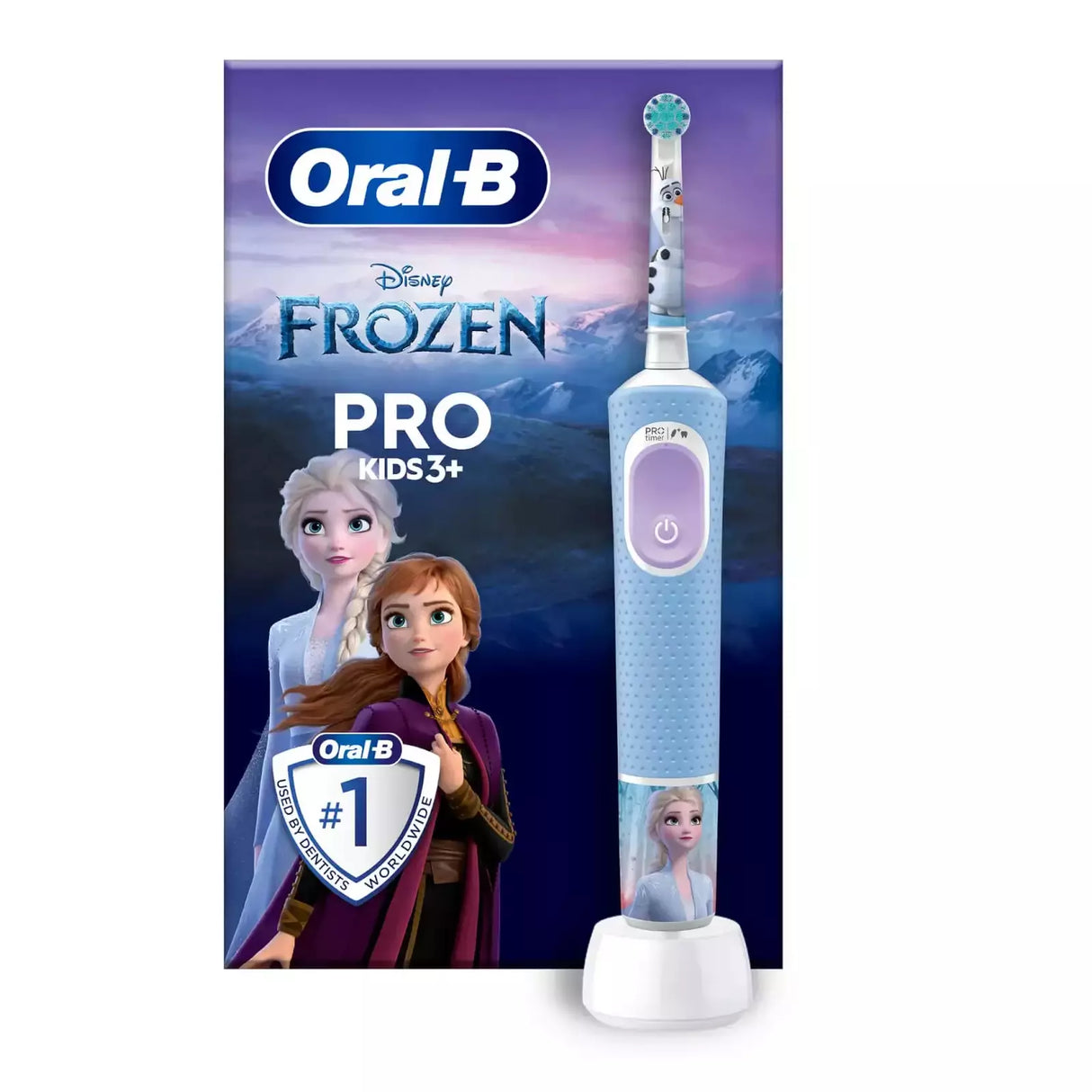 Periuță de dinți electrică pentru copii Oral-B Pro 103 Kids Frozen, Albastră