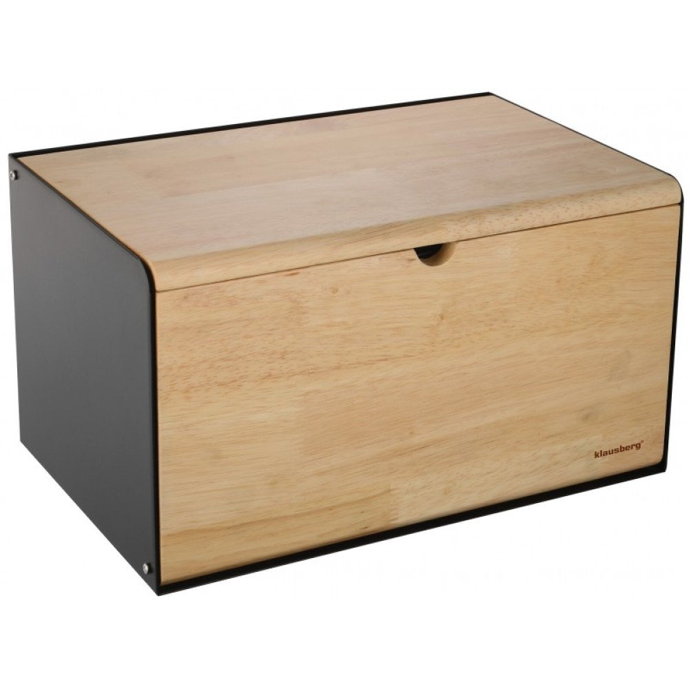 Cutie pentru pâine Klausberg, Metal, Bambus, 36x22x20 cm