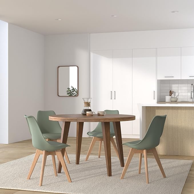 Scaun de masă Atmosphera Baya, Polipropilenă, Fag