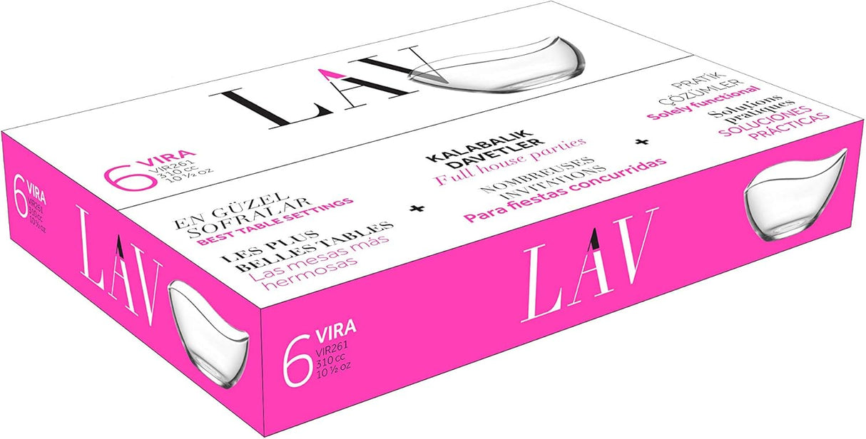Set de boluri LAV Vira, 310 ml, 6 buc.