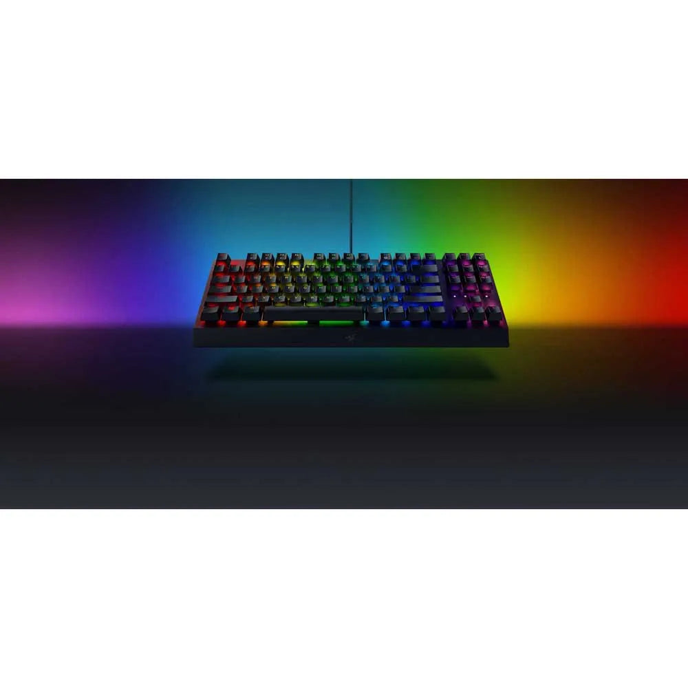 Tastatură de gaming Razer BlackWidow V3 TKL, switch-uri optice galbene, neagră
