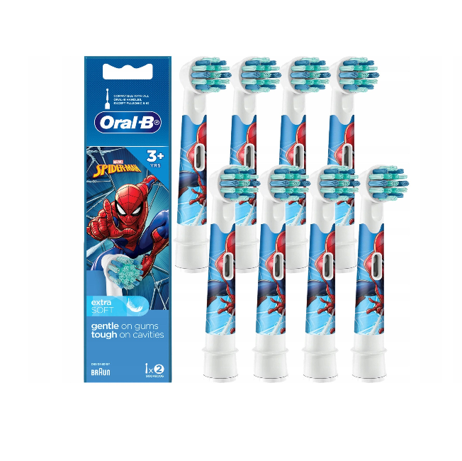Cap de periuță de dinți electrică Oral-B Spiderman, 8 bucăți