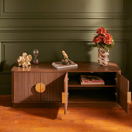 Comodă TV Atmosphere Wany, 4 uși, 140x40x48 cm, MDF