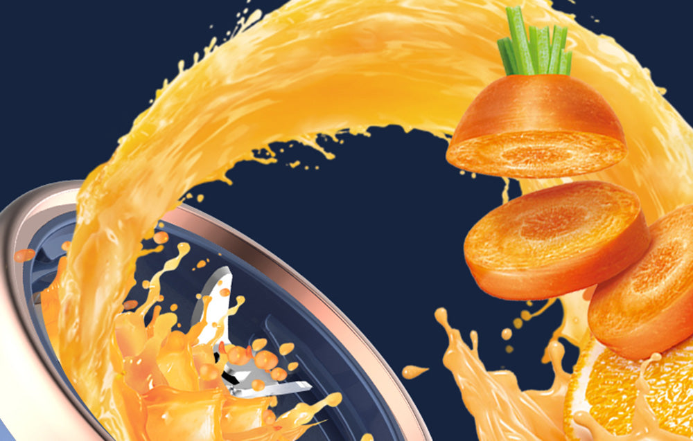 Blender fără fir Deerma NU06, 19.000 rpm, 400 ml, 1500 mAh, rezistent la apă, albastru închis