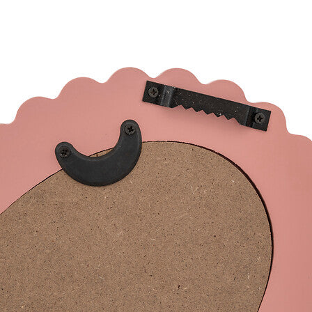 Set de 2 oglinzi fluture Anna, MDF, roz