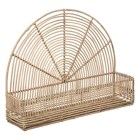 Raft de perete Atmosphera Estela, Rattan, 2 bucăți
