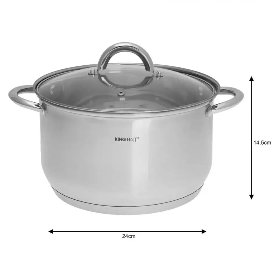 Set de oale KingHoff 4448, inox, 8 piese