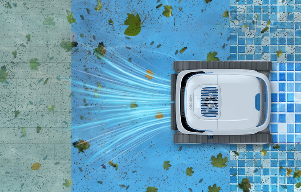 Robot de curățare a piscinei wireless AirRobo PC10, 3 motoare, 131 W, alb