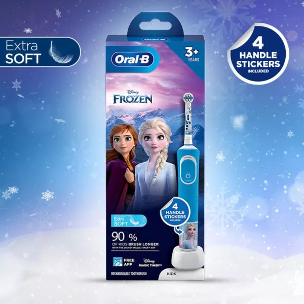 Periuță de dinți electrică pentru copii Oral-B Pro 103 Kids Frozen, Albastră
