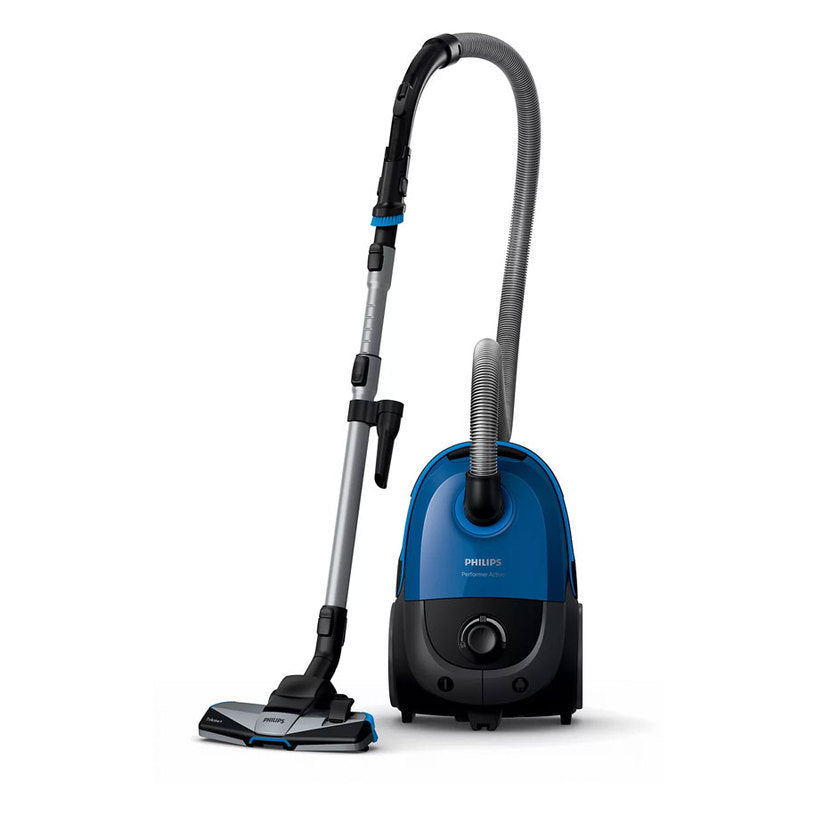 Aspirator cu sac Philips Performer Active FC8575/09, 4 l, AirflowMax, TriActive, Albastru/Negru