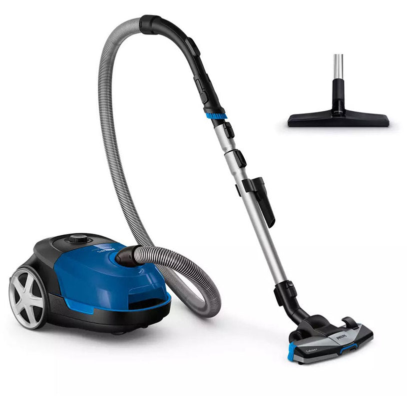 Aspirator cu sac Philips Performer Active FC8575/09, 4 l, AirflowMax, TriActive, Albastru/Negru