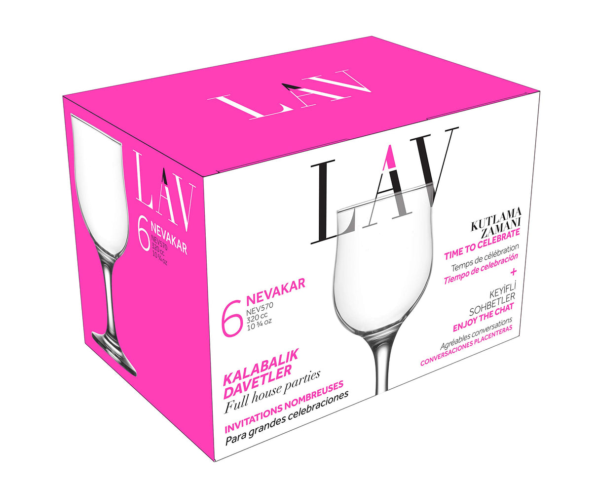 Set de pahare de apă LAV Nevakar, 320 ml, 6 buc.