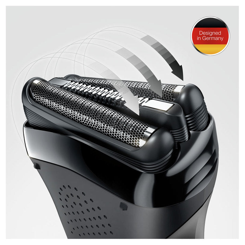 Folie pentru aparat de ras Braun 21B, Negru