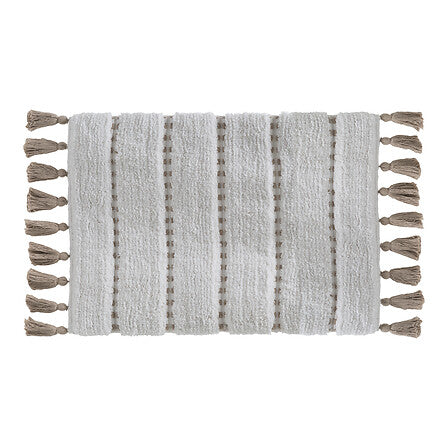 Килимче за баня 5five Pompon, Памук, 50 x 75 cm, Таупе