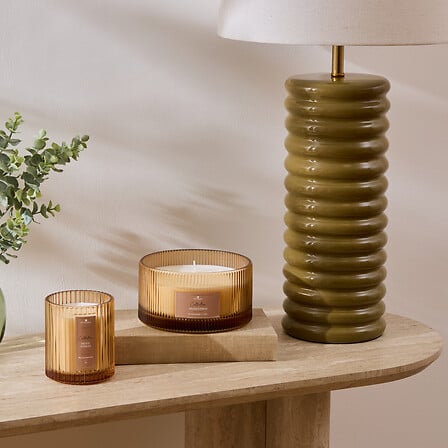 Lumânare parfumată Atmosphera Albie, 635 g, Borcan de sticlă