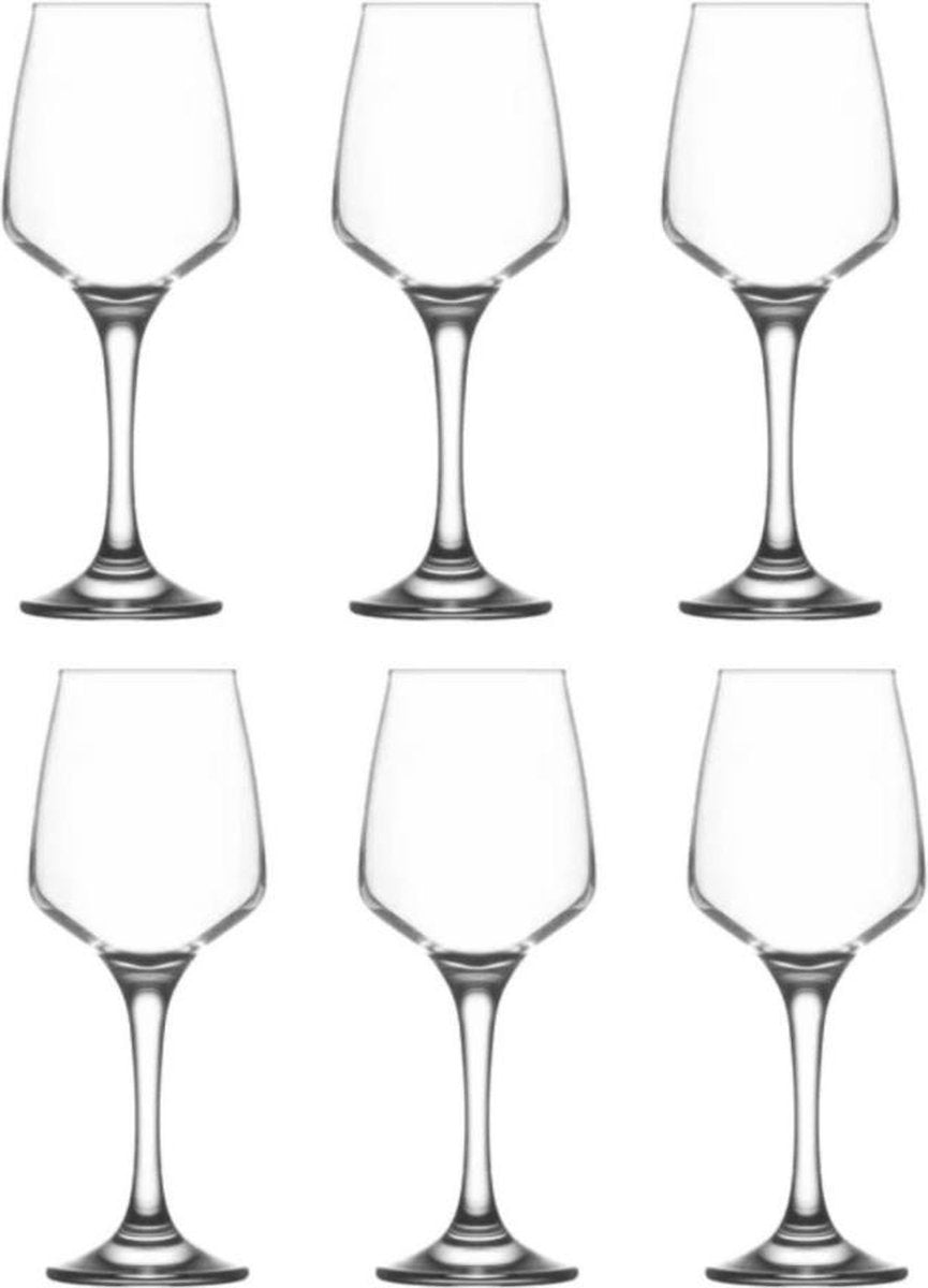 Set pahare vin roșu LAV Lal, 330 ml, 6 buc.