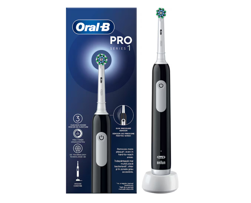 Periuță de dinți electrică Oral-B Pro Series 1 012935, Neagră