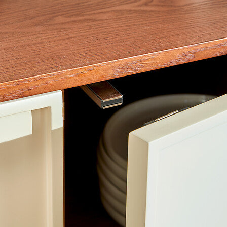 Comodă Atmosphera Jilani, 3 uși, 150x40x75 cm, MDF