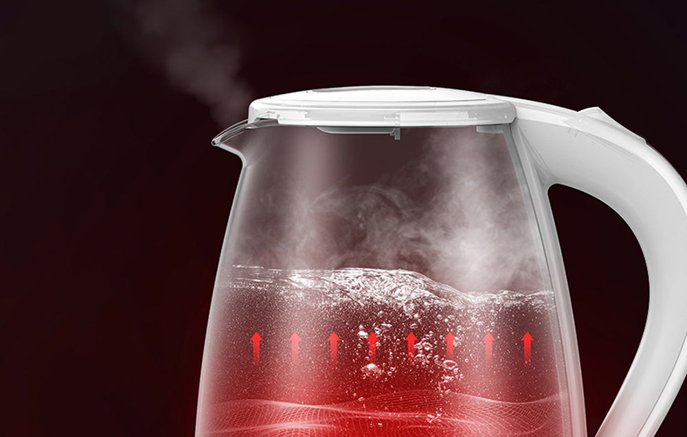 Fierbător electric Deerma SH30W, 2200W, 1,7 L, Alb