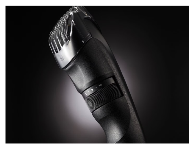 Mașină de tuns Panasonic ER-SC40-K803, lavabilă, motor liniar de mare viteză, 1-10 mm, 19 setări, design ergonomic, Li-ion, neagră