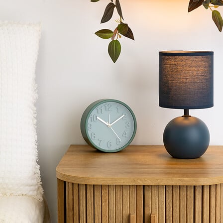 Lampă de noapte Atmosphere Timeo, 25 cm, ceramică