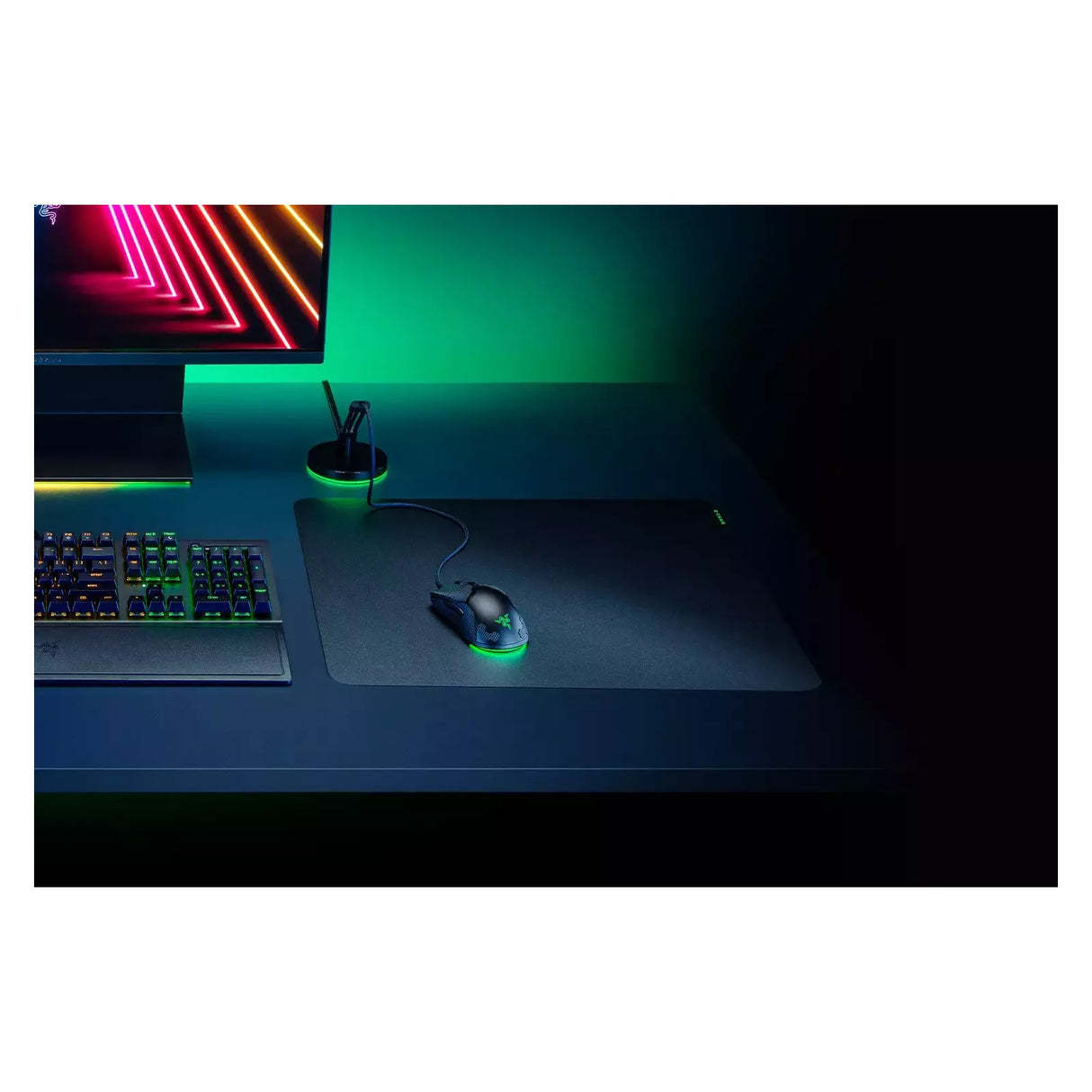 Mouse pad de gaming Razer Sphex V3, mic