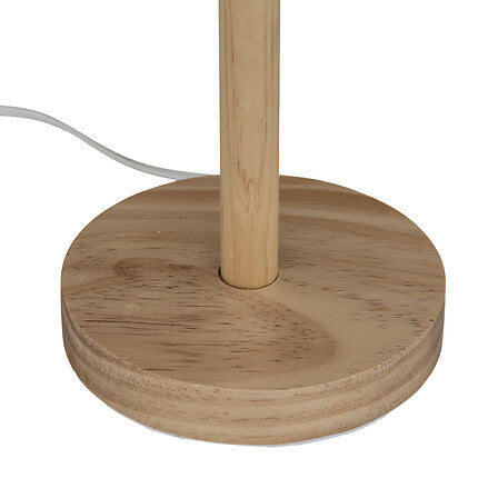 Lampă de masă Atmosphera Della, 42 cm, lemn natural