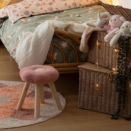 Scaun pentru copii Atmosphera Flower, Boucle, Roz