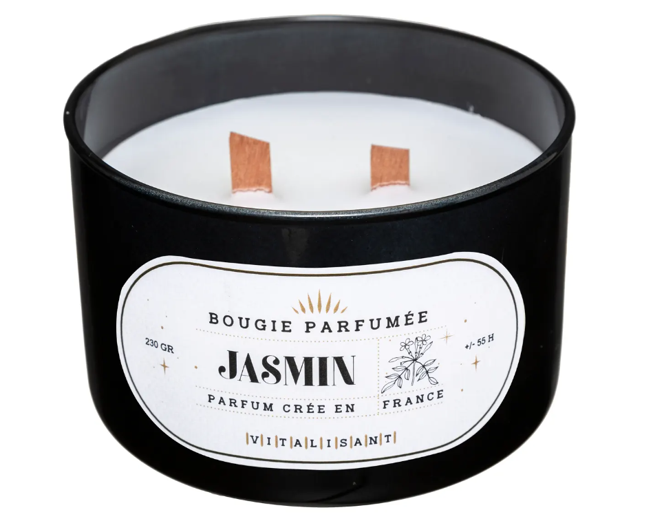 Lumânare parfumată Atmosphera Snow, Sticlă, 470 g